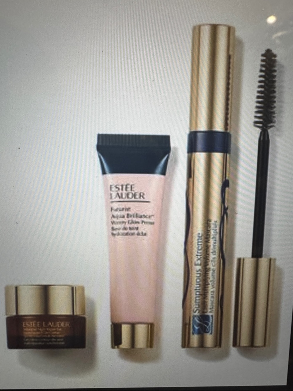 Estee Lauder Full Size Mascara, Primer, Eye Gel